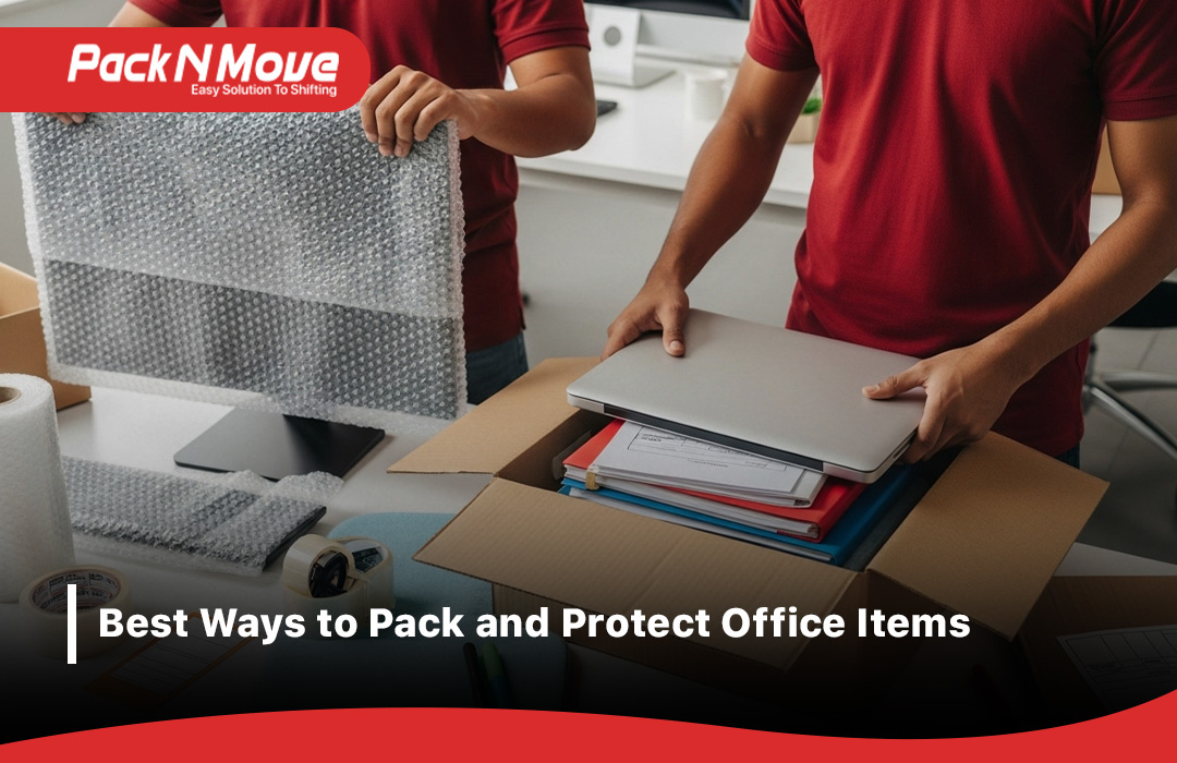 Pack and Protect Office Items